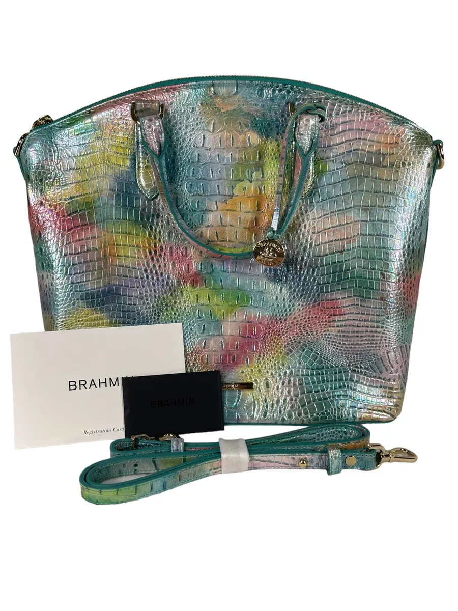 Brahmin large duxbury satchel dream ombre melbourne new with reg card