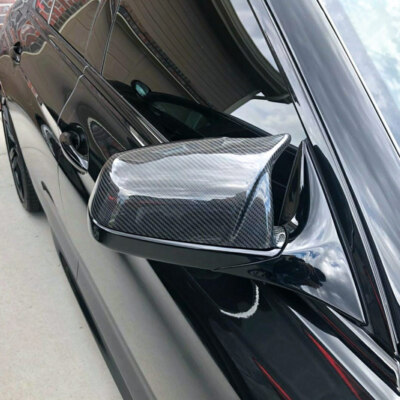 Real Carbon Fiber M Mirror Covers For BMW 5 6 Series E60 E63 LCI F12 F13 F06 F10