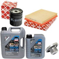 MotoröL Filter Set 5W-30 6 Liter + ÖLablassschraube FüR Opel Astra G 2.0 OPC T98