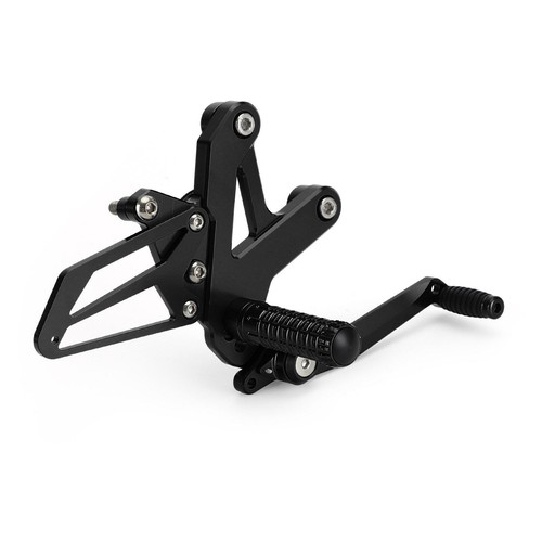 PEDANE ARRETRATE REGOLABILI ERGAL NERO per Kawasaki Ninja ZX-25R ZX25R 20-21 L3 - Foto 8 di 9