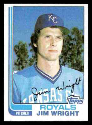 1982 Topps Jim Wright #362 - Kansas City Royals