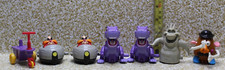 7 VINTAGE 1993 SEGA BURGER KING LAND BEFORE TIME Wind Up Toys ALL WORK