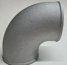3"Inch 76mm 90Degree Cast Aluminum Elbow Turbo Pipe Intercooler Tight Bend Tube