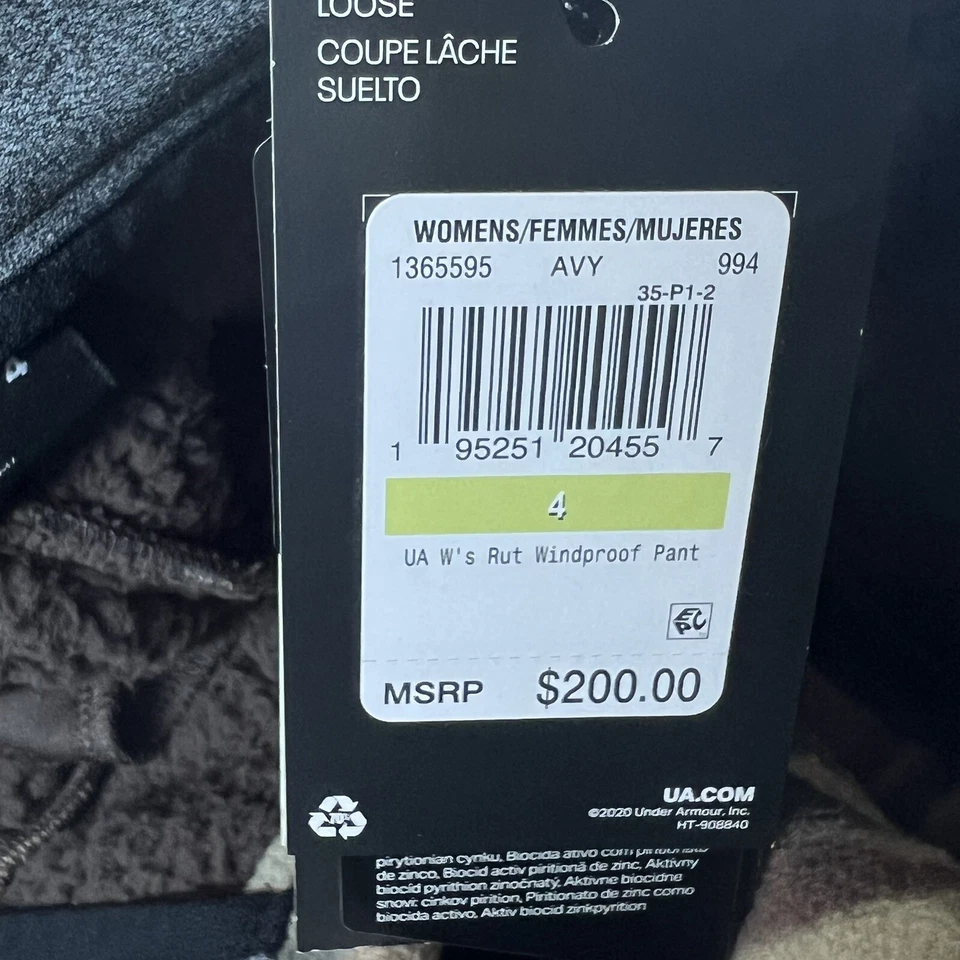 Under Armour Camo Hunting Fleece Pants Mid Season Forest Size 4 1365595-994 - Image 4 of 4