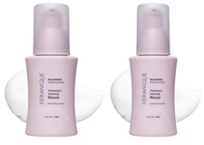 Keranique Thickening & Texturizing Mousse  Styling Anti-Frizz Foam - 2 Pack