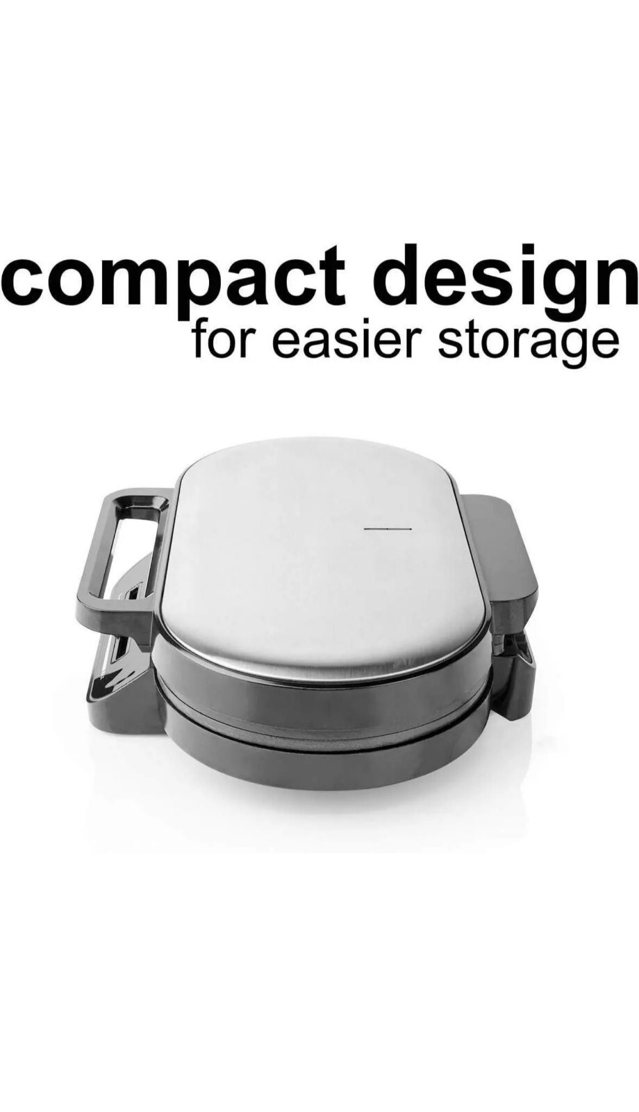 Nedis Twin Heart Shaped Non Stick Waffle Maker 14cm eBay