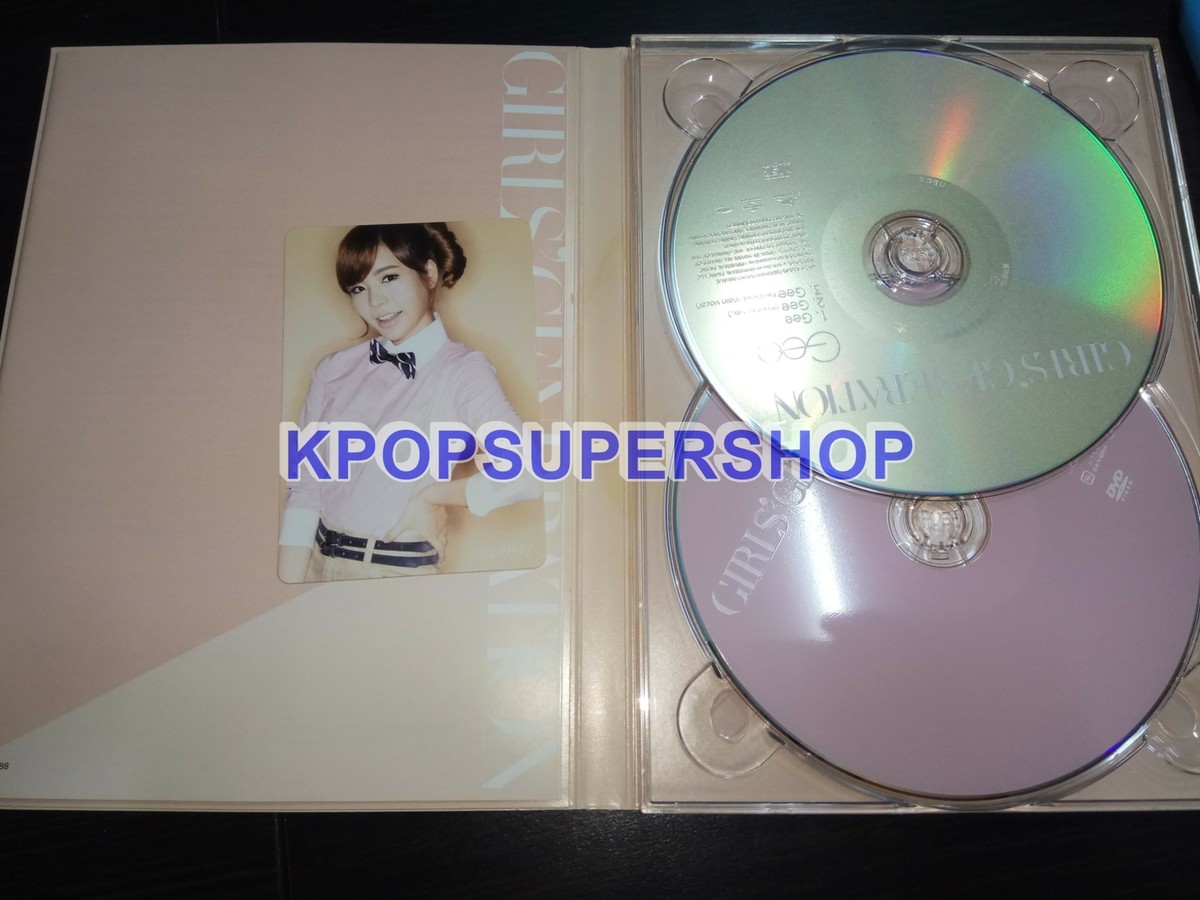 Girls' Generation Single Album GEE CD DVD Japan Ver Great Sunny