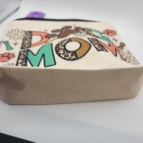Dog Mom Makeup Bag, Dog Travel Toiletry Cute Cosmetic Bag - Picture 7 of 7