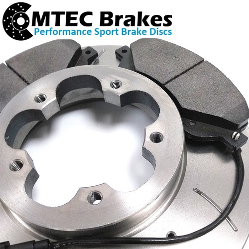 Transit Van MK7 2.2 TDCi FWD 06-14 Drilled Grooved Front Brake Discs & Pads - Picture 3 of 4