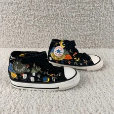 Converse Chuck Taylor All Star Sneakers Infant 6 Black Camp Baby High Top Shoes