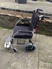 ANGEL MOBILITY LIGHTWEIGHT FOLDING COMPACT TRAVEL TRANSIT WHEELCHAIR, CAN POST