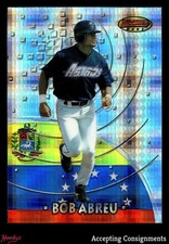 1997 Bowman International Best Atomic Refractor #BBI16 Bob Abreu ASTROS