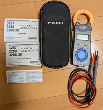 HIOKI 3288-20 AC/DC Clamp HiTester True RMS Clamp Meter w/Case Leads From JAPAN