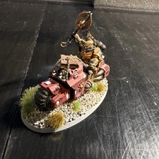 Primaris Chaplain On Bike, Space Marines, Warhammer 40K, nicely Painted