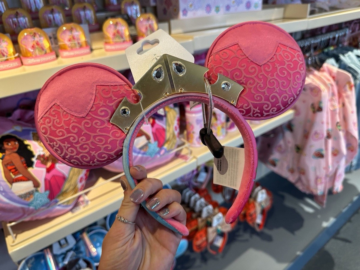 Disneyland Sleeping Beauty Aurora Pink Blue Reversible Minnie Ears Headband The newest Princess Aurora ears found at Disney Parks  main image 4