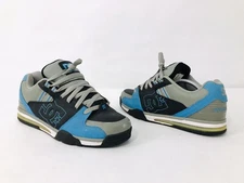 DC Skateboard Shoes Gray Black And Blue Color Men’s Size 10.5 Vintage