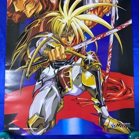 Langrisser 3 Game Promotional Poster Sega Saturn