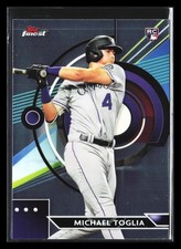 Michael Toglia 2023 Finest ROOKIE RC #8 Colorado Rockies Chrome *187