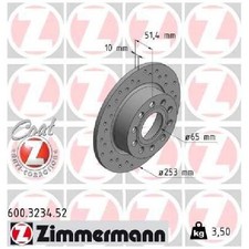 2x Bremsscheibe 26242115 hinten für VW Golf 5 1K1 6 5K1 517 7 5G1 Plus 5M1 Jett