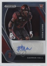 2021 Panini Prizm Draft Picks Draft Picks Auto Darren Hall #DPA-DHA Auto 15ee