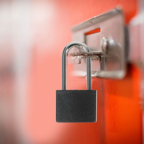 Coffre-fort Portable Mini Serrure à Combinaison 4 Chiffres - Noir, ABS, étanche - Voyage, Argent, Valeurs