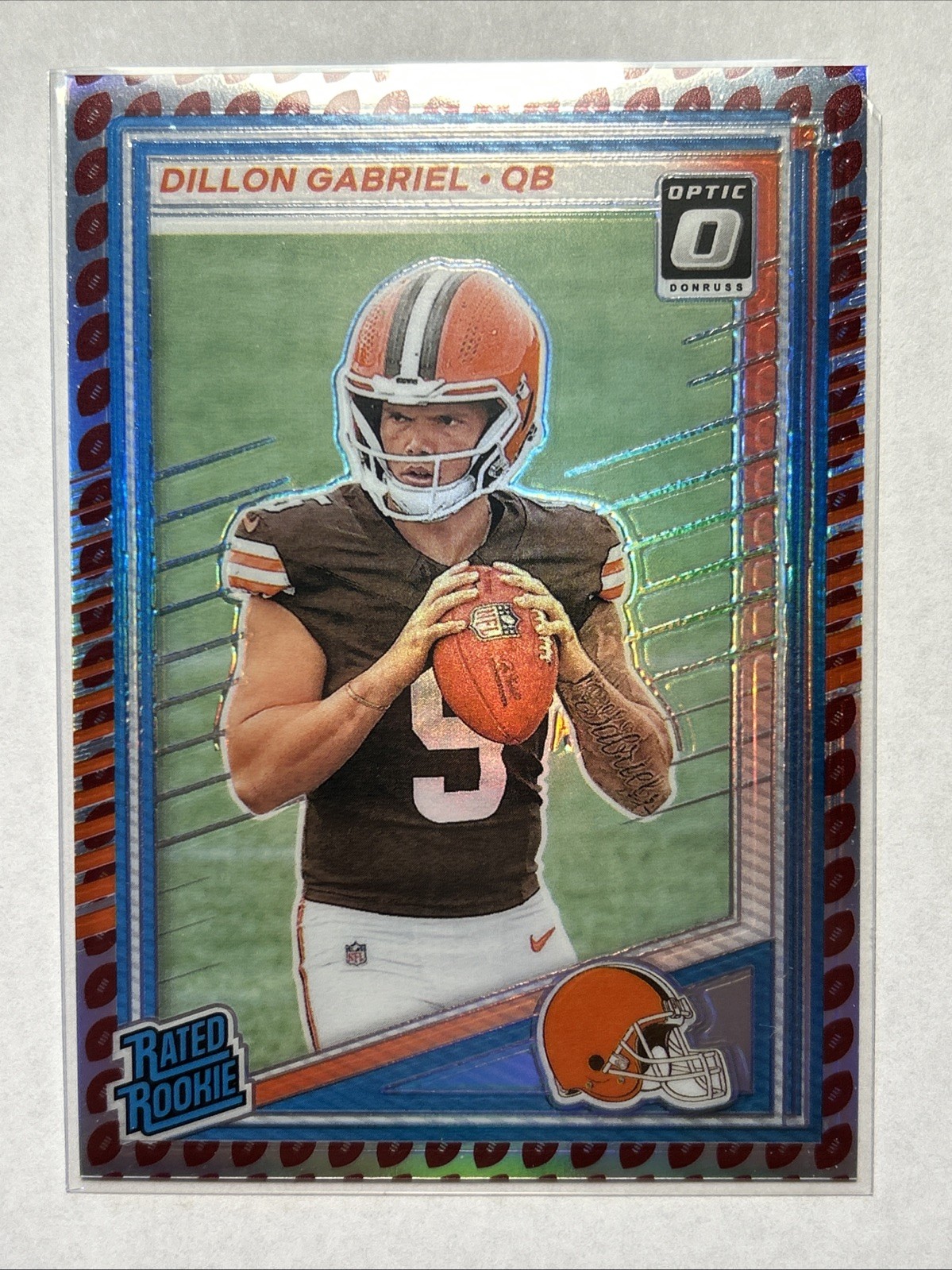 2025 Panini Donruss NFL Optic Preview #316 Dillon Gabriel RC Football Emoji SSP