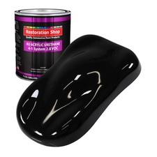 Restoration Shop Jet Black Gloss Acrylic Urethane Gallon Only Auto Paint