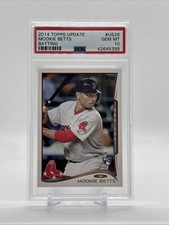 2014 Topps Update Series Mookie Betts #US-26 Batting (RC) PSA 10 Gem Mint