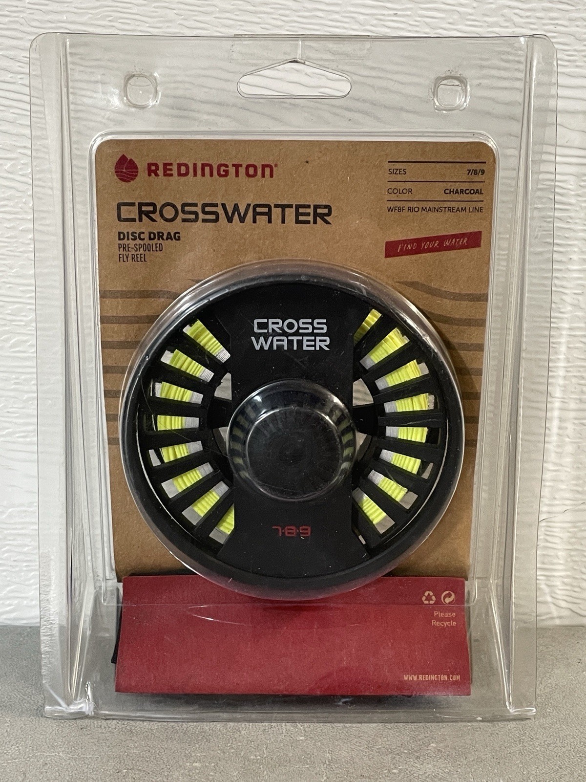 Redington Crosswater 7/8/9 Prespooled Fly Fishing Reel With 