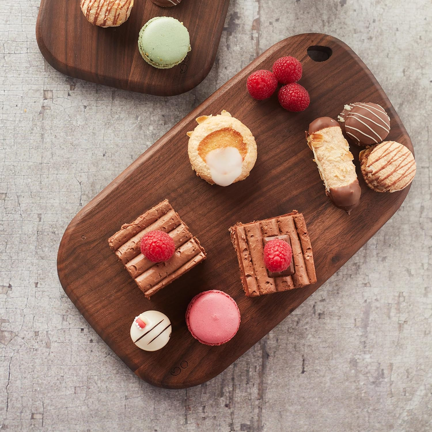Tagliere in Legno Di Noce, Perfetto per Servire Snack E Formaggi, 30 X 17 Cm - 4