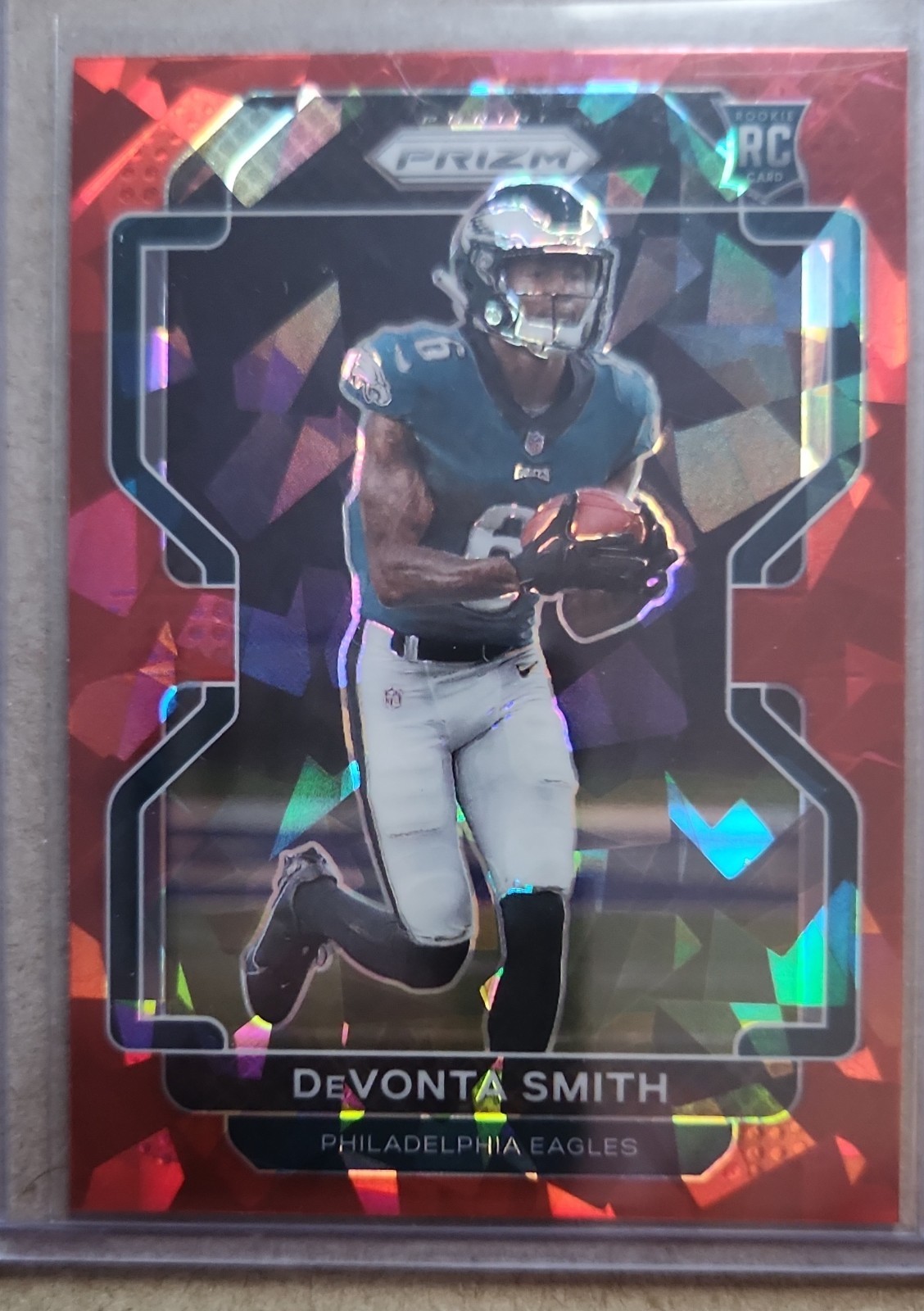 DeVonta Smith Panini Prizm #335 Red Ice