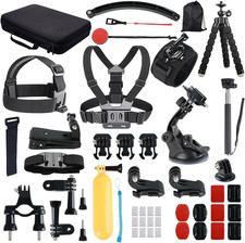 Action Camera Accessory for GoPro Hero 12/11/10/9/8/7/6/5 DJI Osmo Action 5