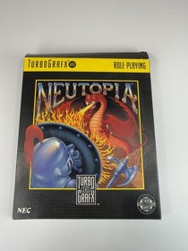 Neutopia (TurboGrafx-16, 1990) Cib Game And Manual Excellent Cond Rare