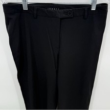Vintage Theory Black Wool Blend Straight Leg Dress Trousers Women's Size 10 Corp