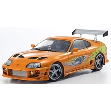 Kyosho 1:18 Fast & Furious 1994 Toyota Supra Turbo Orange Pearl KS08975FF New FS