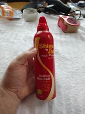 AmPro Shine N Jam Magic Fingers Setting Mousse For Braiders 12 OZ