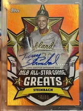 2025 Topps All-Star Game Greats Auto Orange Terry Steinbach /25 (ASGGA-TS)
