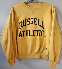 Vintage Russell Athletic High Cotton Sweatshirt Mens Size Medium Embroidered USA