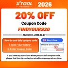 XTOOL D8S V2.0 Auto Diagnostic OBD2 Scanner E.CU Coding Topo Mapping 42+ Resets