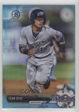2017 Bowman Draft Chrome Sky Blue Refractor 363/399 Isan Diaz #BDC-102 y0i