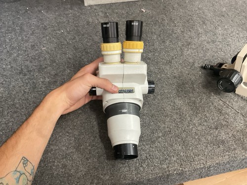 Scienscope Microscope Head Olympus Focuse mount SZ-STB1 10x/22 Eyes - Picture 7 of 17