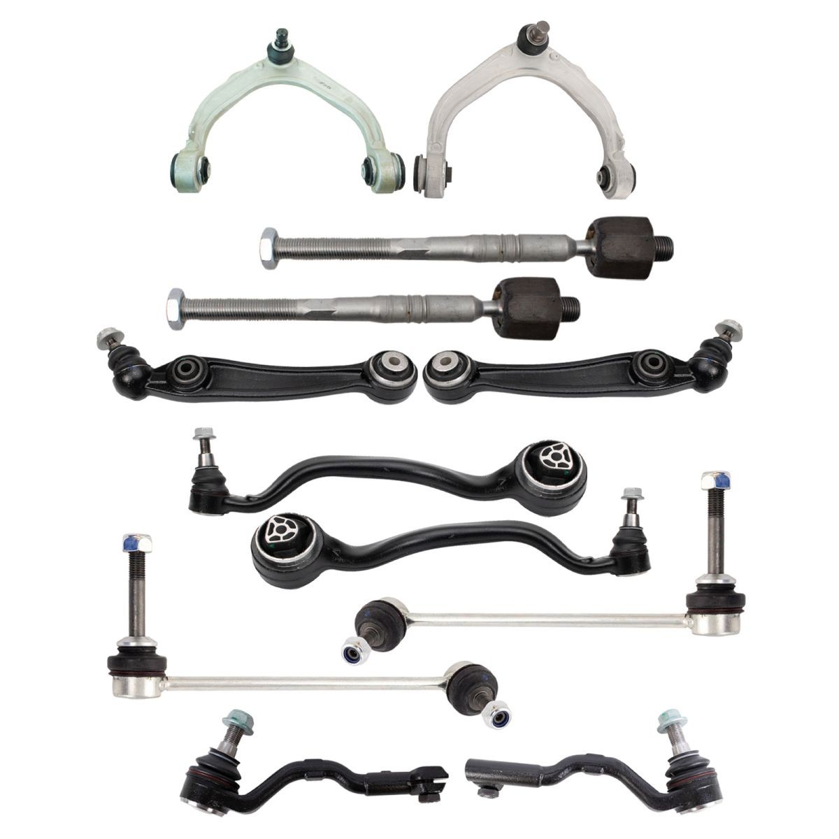 Control Arms Tie Rods Links 12 pc Kit Fits 2014-2018 BMW X5 2015-2019 X6