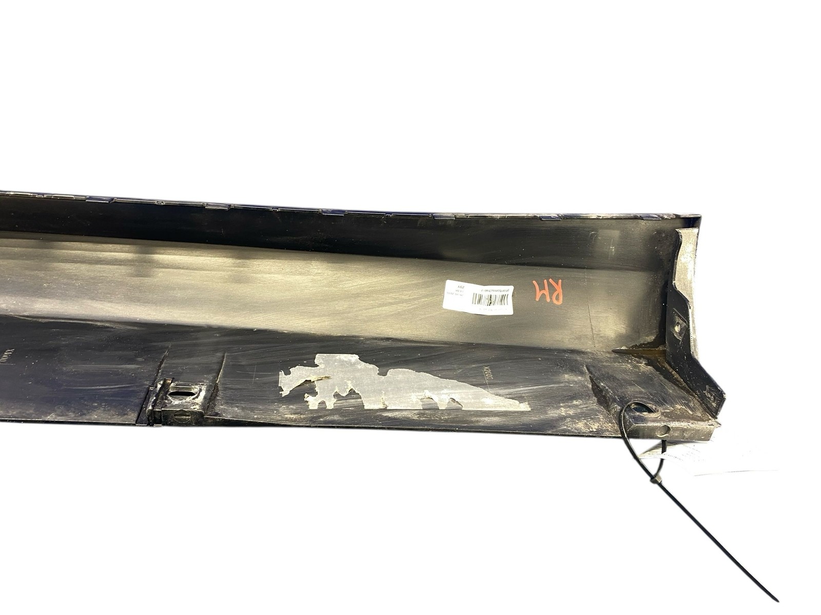 2010-2015 AUDI R8 RIGHT SIDE SKIRT ROCKER PANEL MOULDING PHANTOM BLACK PEARL