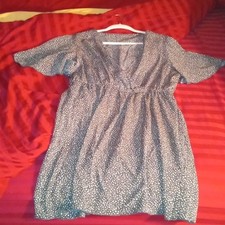 Shein polka dotted green dress