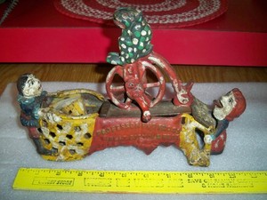 アンティーク ヴィンテージ　ジョリーバンク　メカニカルバンク ペニーバンク Antique Mechanical Bank | eBay