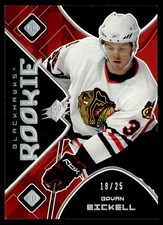 2007-08 SPx Rookie Spectrum Bryan Bickell 18/25 Chicago Blackhawks #156
