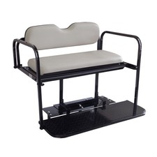 Club Car Precedentonwardtempo Golf Cart Flip Folding Rear Back Seat - Gray Club Car Precedentonwardtempo Golf Cart Flip Folding Rear Back Seat - Gray