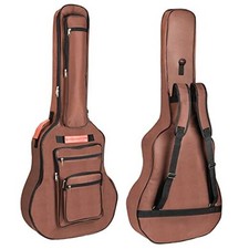 Acoustic Guitar Bag 40 41 42 Inches, 6 Pockets Guitar Case Waterproof Oxford