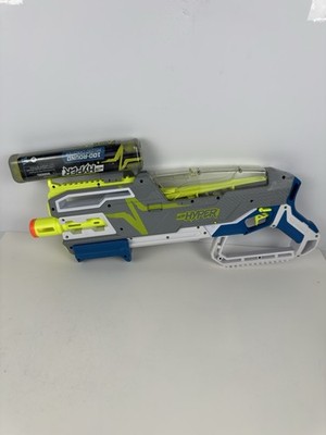 NERF Hyper Siege-50 Pump Action Blaster + 100 Round Reload Canister No Box