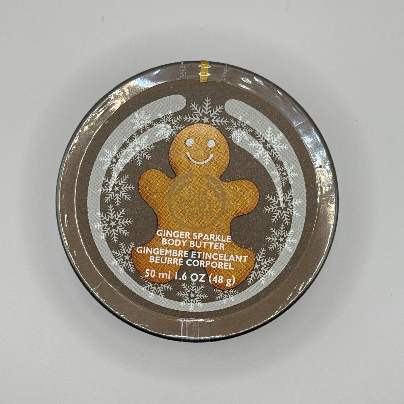 The Body Shop Ginger Sparkle Body Butter 50ml Gingerbread Travel Discontinued